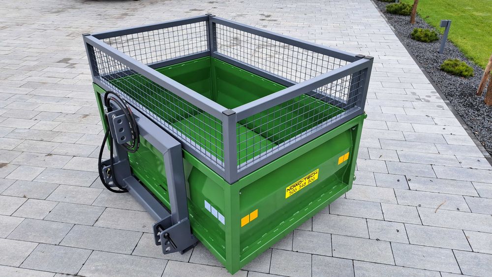 skrzynia transportowa na tył ciągnika tylny TUZ kiper hydrauliczny