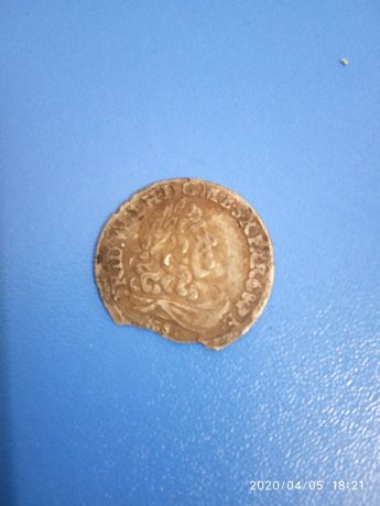 Монета шестак 1681
