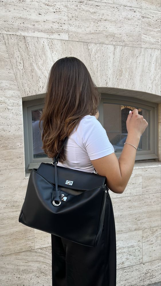 Rodeo bag кожаная сумка в стиле balenciaga, черная, сумка баленсиага