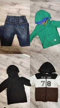 Одяг для хлопчика 3-4роки 104 110 116см пакет кофта штани худі зима