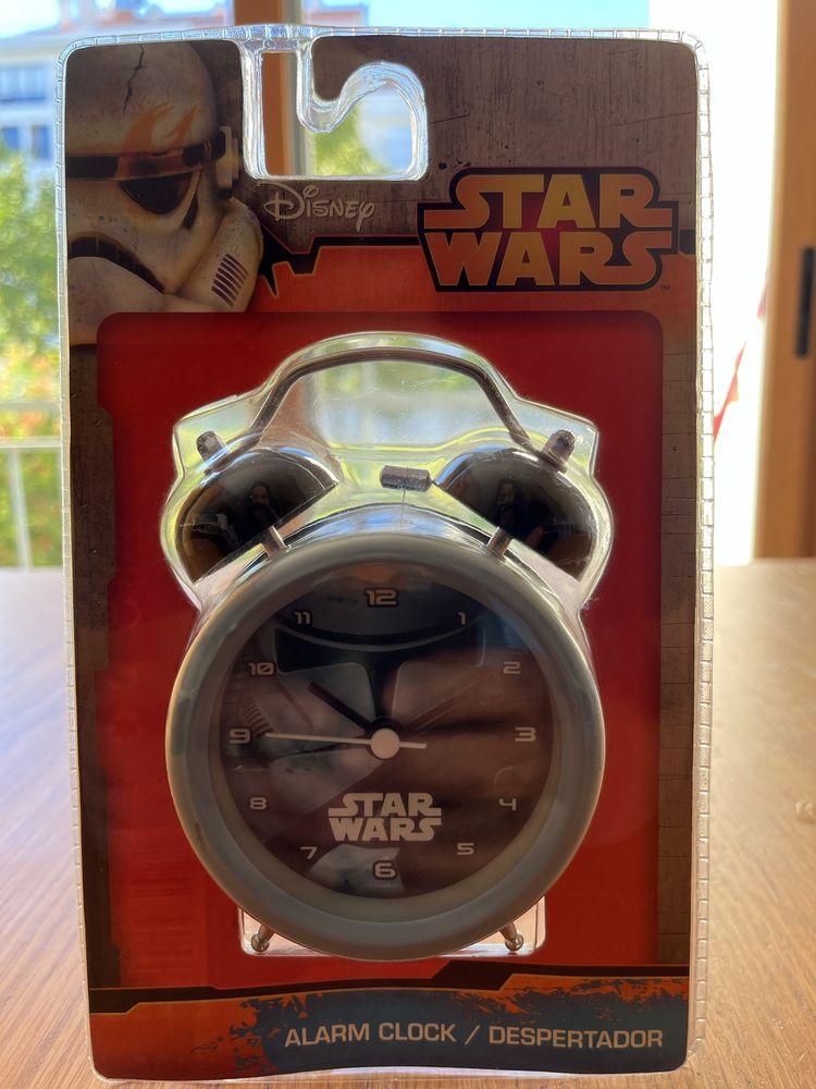 Relógio despertador Star Wars (selado)