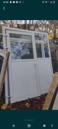 Drzwi Aluminiowe 185 x 220 cm Sklepowe do kontenera