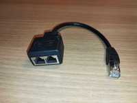 Przejściówka 2 w 1 - RJ45 - Ethernet