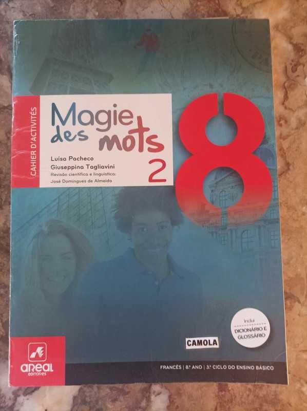 Francês. Magie et des mots 8o ano, caderno de atividades.