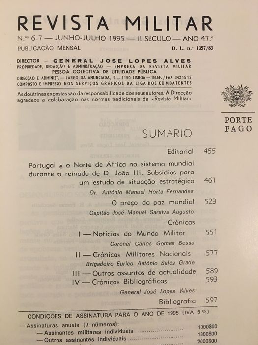 Bandeiras Navais/ Guerra Século XIV / Norte de África D. João III