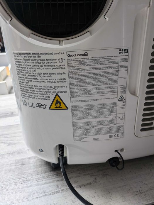 Ar condicionado portátil 12000btus com comando