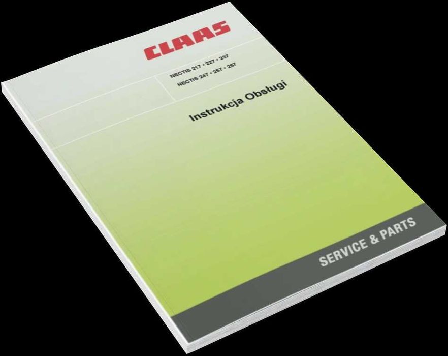 Instrukcja obsługi Claas NECTIS 247, 257, 267