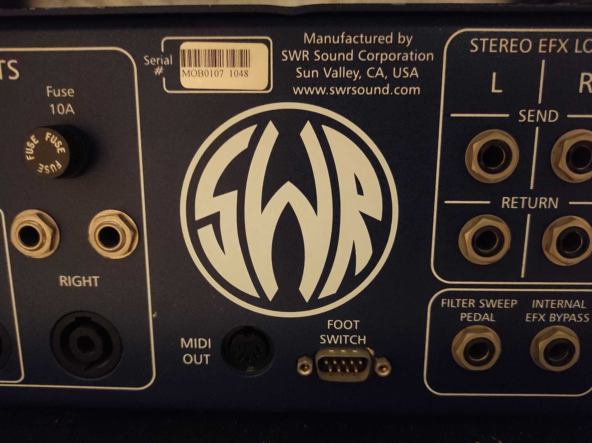 SWR Mo'Bass USA bass head