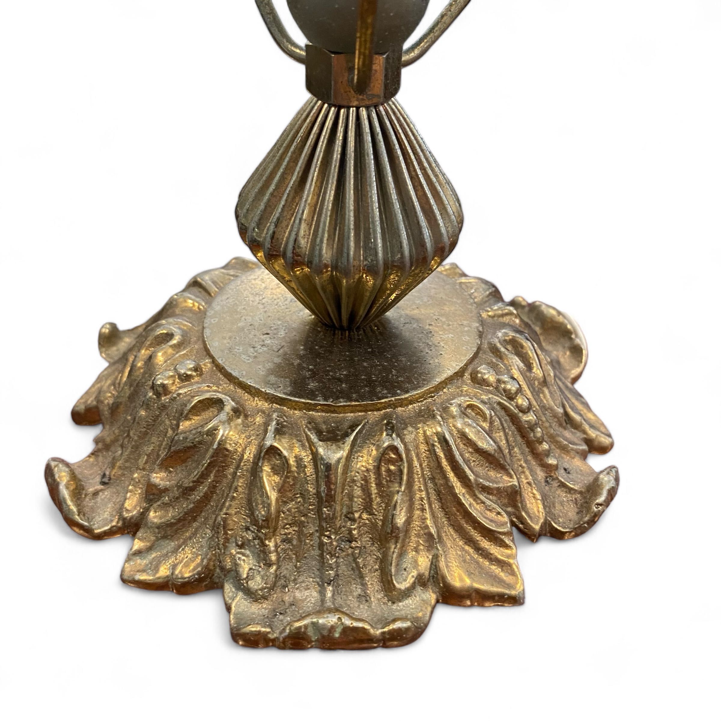 Conjunto 2 Candeeiros Mesa Vintage Cristal Dourado