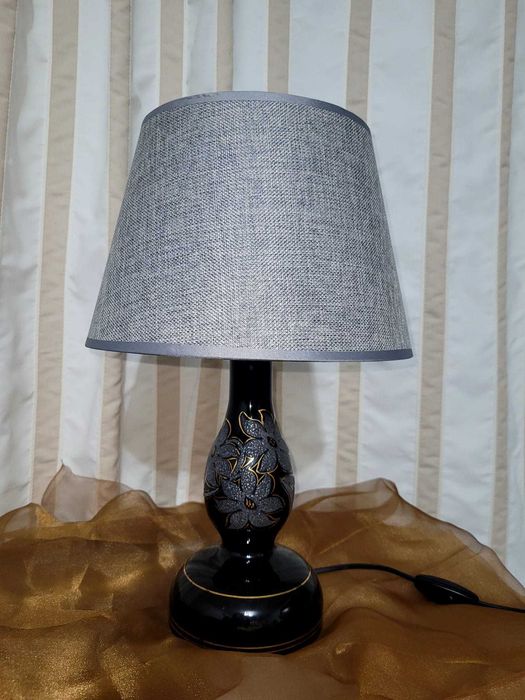 Candeeiro vidro pintado