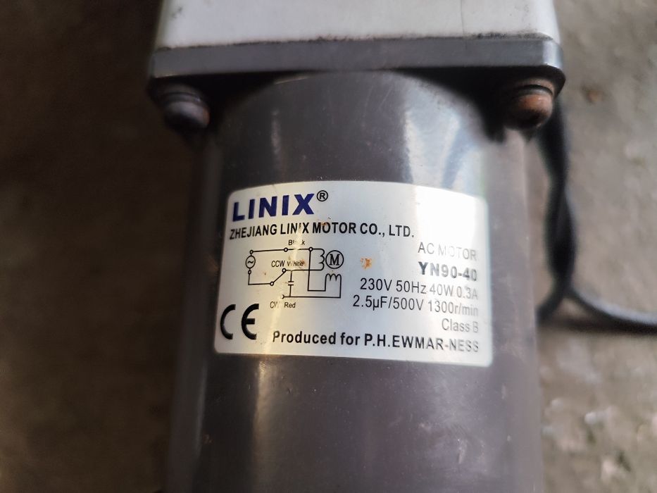 Linix 90JB50 silnik motoreduktor  podajnik ślimakowy kotła CO