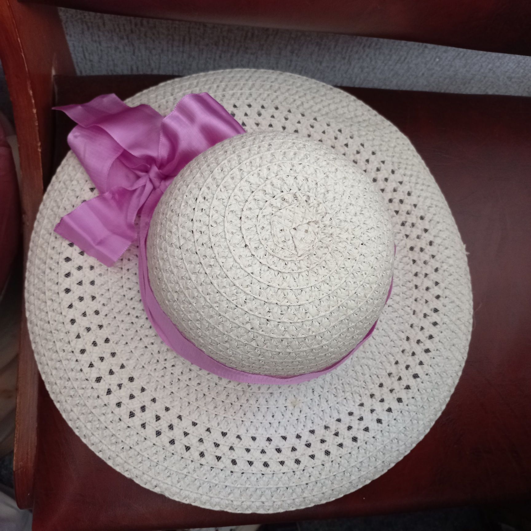 Шляпа женская пляжная летняя  размер  54-56 из соломки от солнца