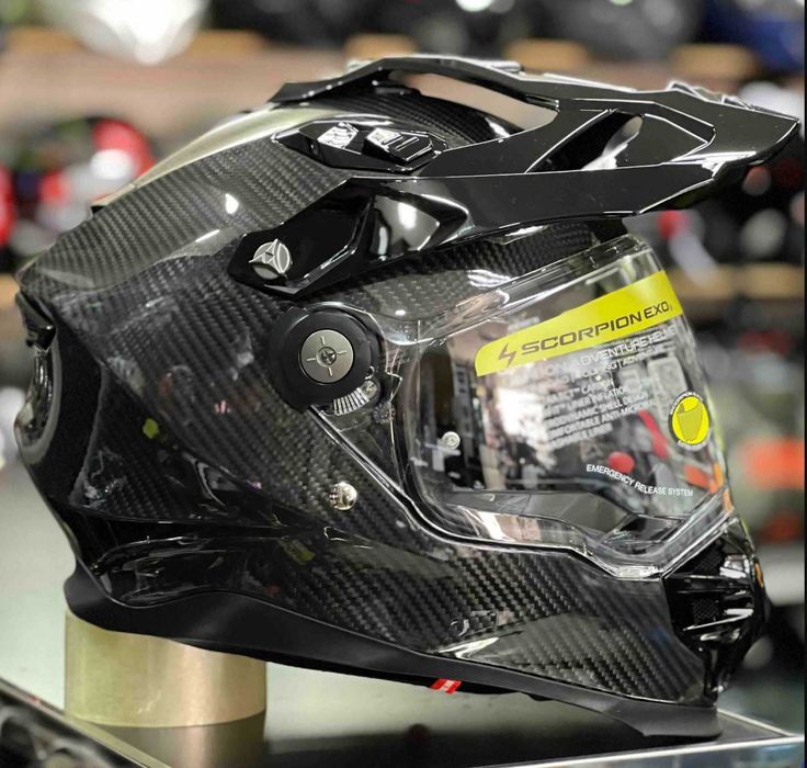 capacete moto Scorpion ADF-9000 Carbon Air - NOVO
