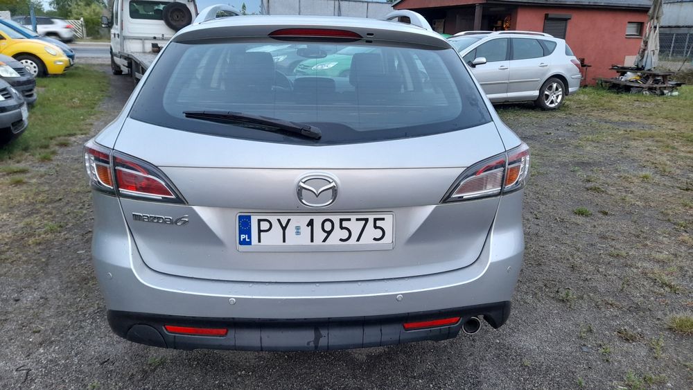 Mazda 6 mega wyposażona zarejestrowany 1 właściciel uszkodzony!czytaj