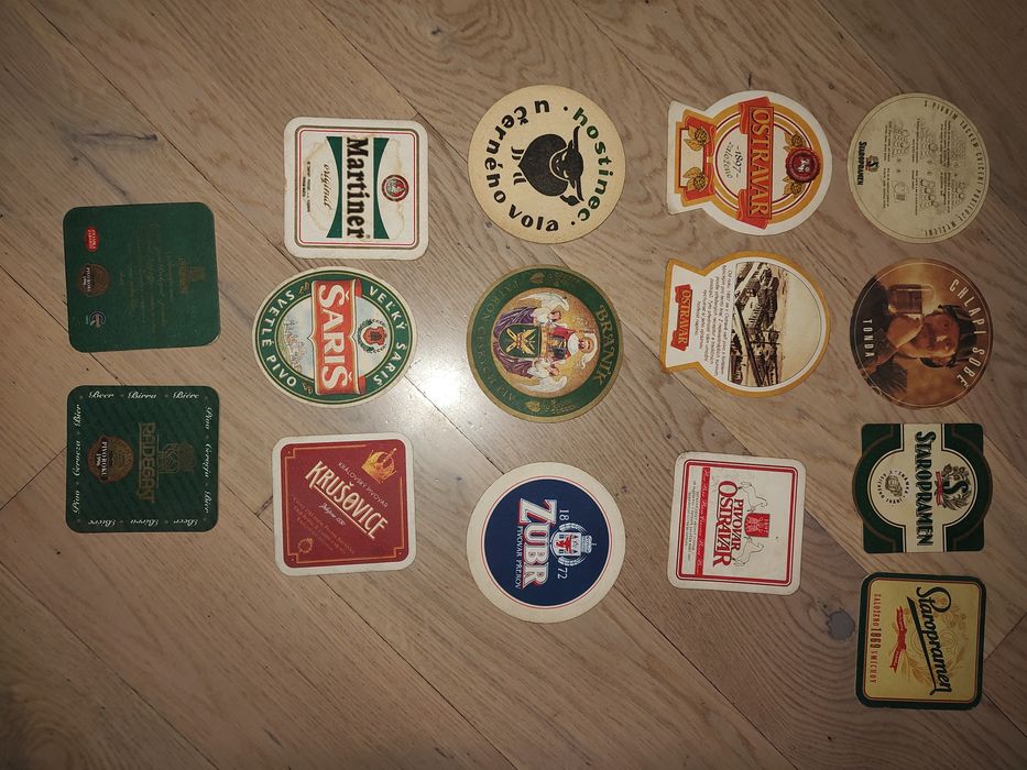 Podstawki birofilistyka czeskie browary