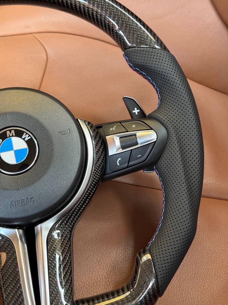 М Руль Карбон для BMW F30 F20 F15 F25 F16 F22 F31 F32 F34 F36 кермо