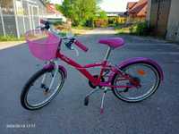 rower dla dziewczynki BTWIN koła 20 cali super stan!