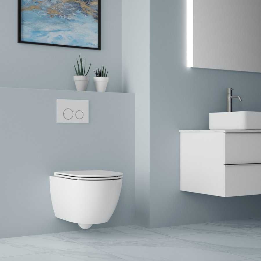 Miska podwieszana WC Fulda system wirowy Vortex z deską wc Lublin