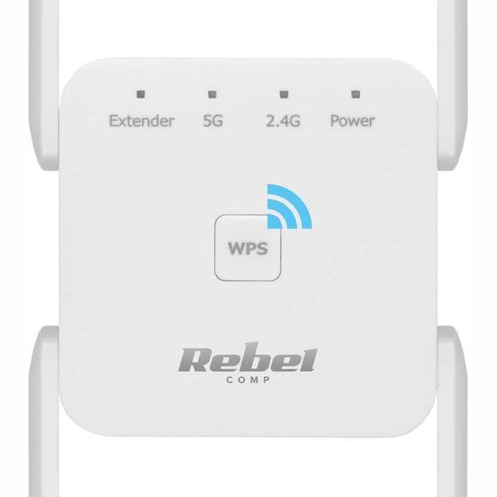 Repeater - wzmacniacz sieci bezprzewodowej 2.4+5 GHz Rebel