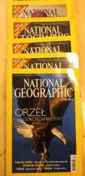 National geographic 2002r.: nr 3, 4, 5, 6, 7. /5 numerów /