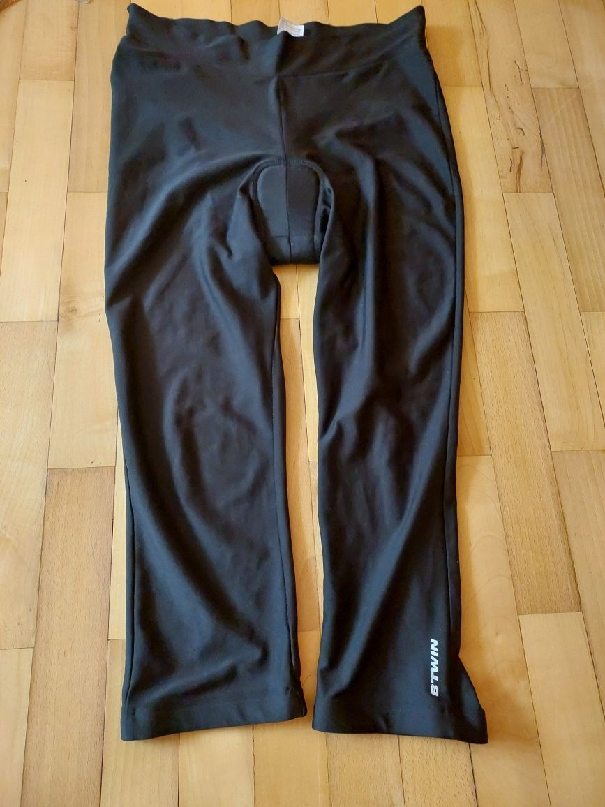 Legginsy sportowe na rower 3/4 btwin rozmiar m