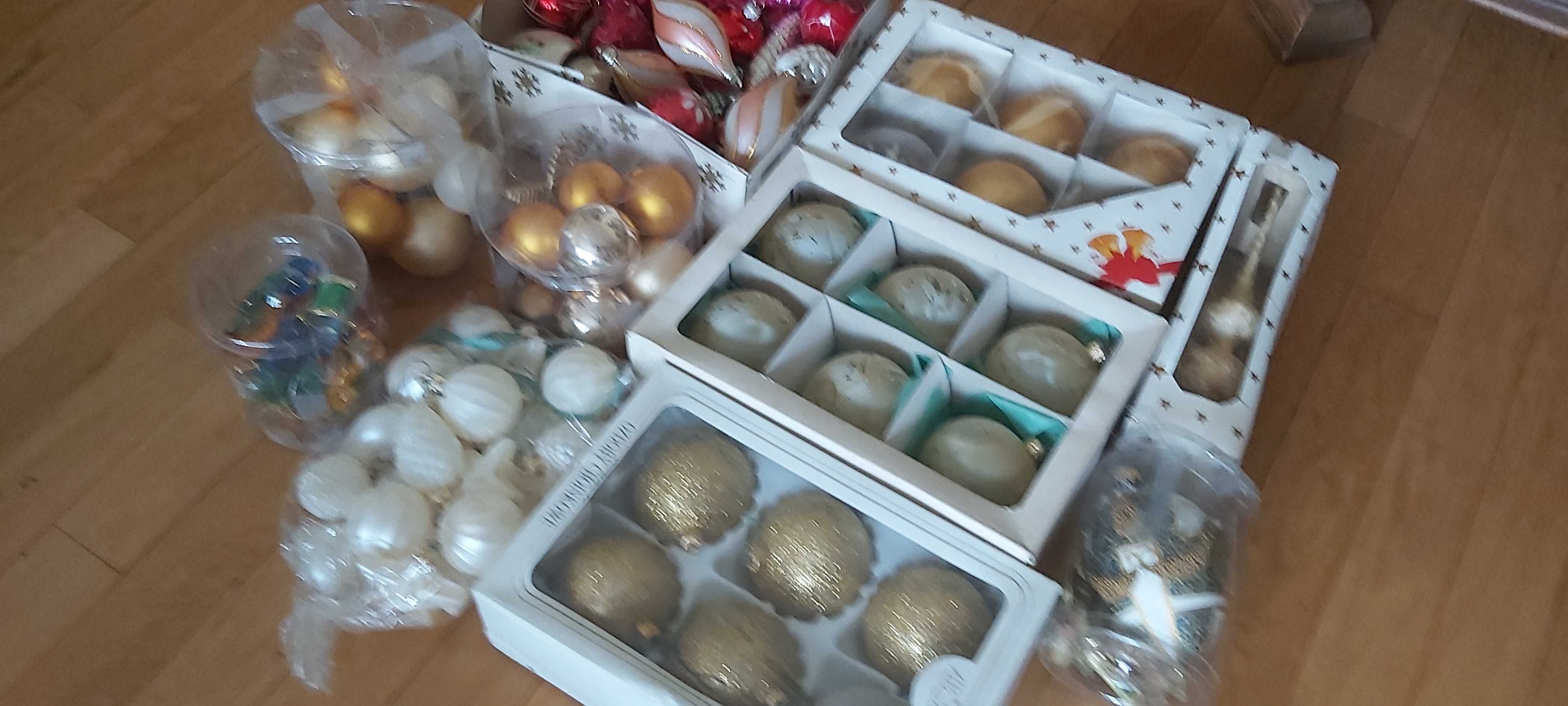 Bombki świąteczne duży zestaw