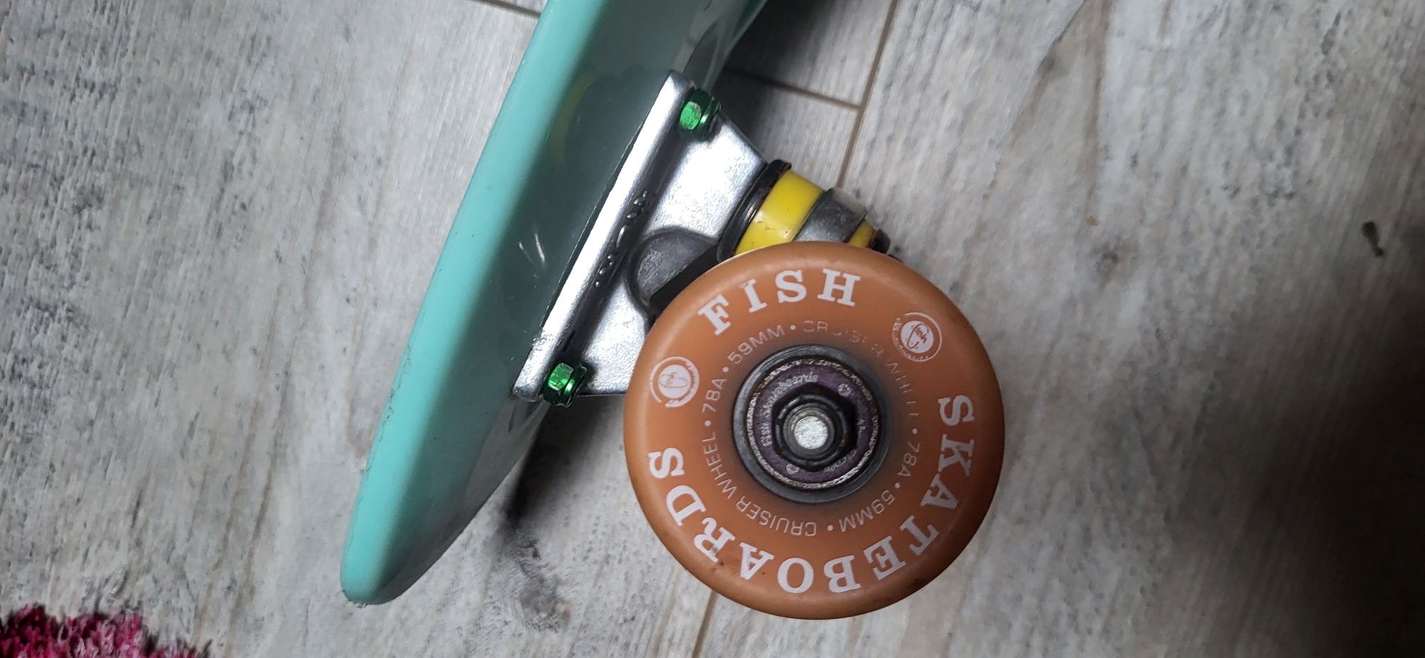 Niebieska oryginalna Fiszka Fish Skateboard
