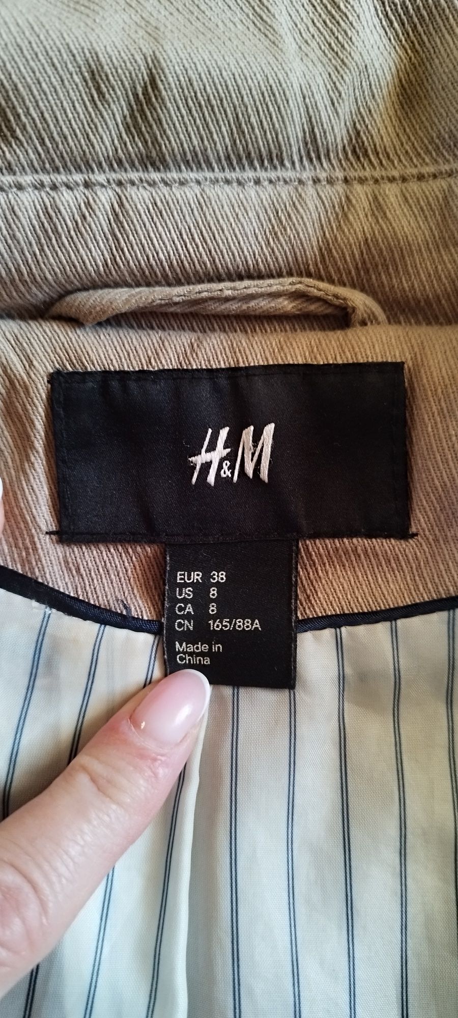 Płaszcz H&M 38 kolor cappuccino