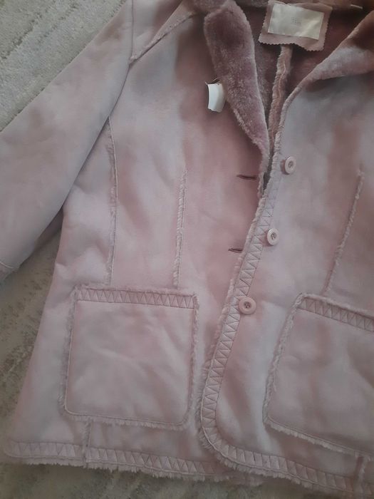 Kożuszek pudrowy róż