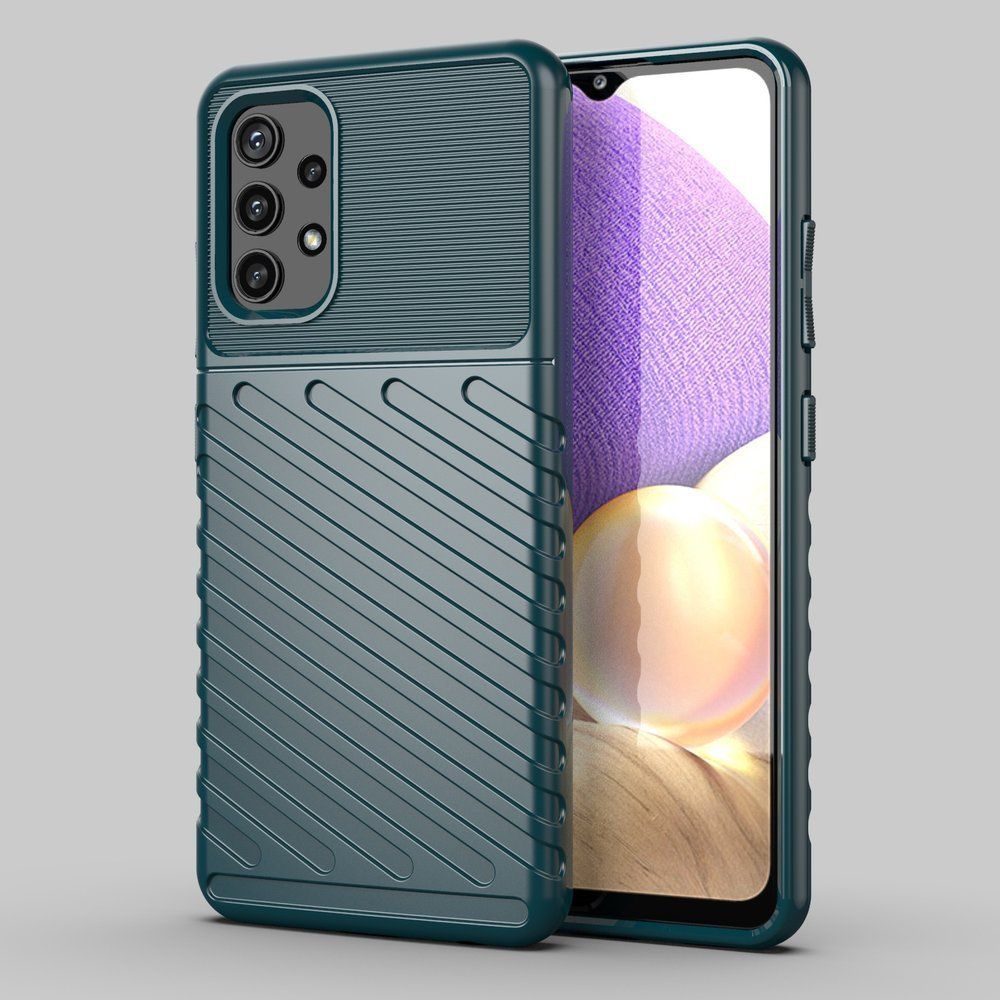 Etui Thunder Case Elastyczne Pancerne Do Nokia 5.4 Zielony