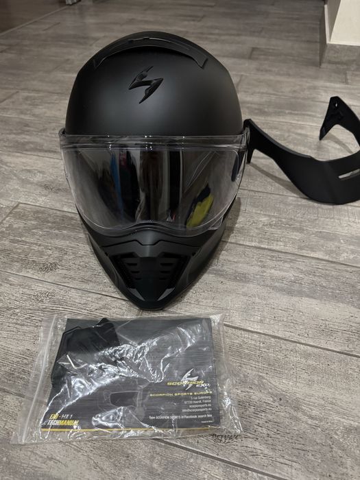 Мотошолом Scorpion EXO-HX1 Solid Matt Black р.L