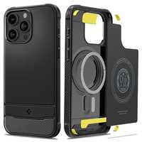 Etui Spigen Rugged Armor Mag iPhone 15 Pro Max 6,7" Magsafe Czarny