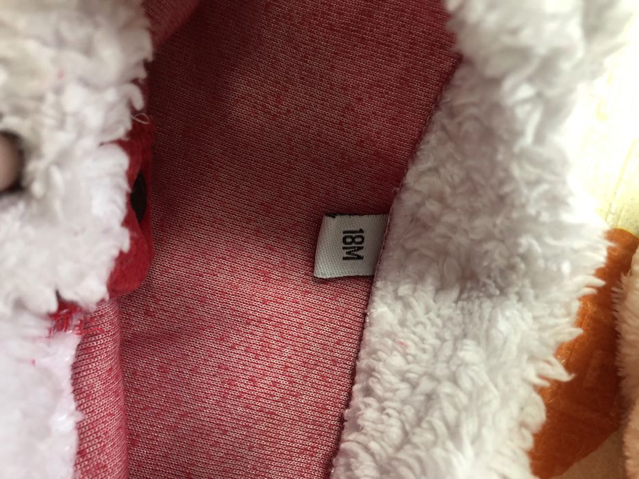 Человечек махровый, новогодний человечек, ромпер