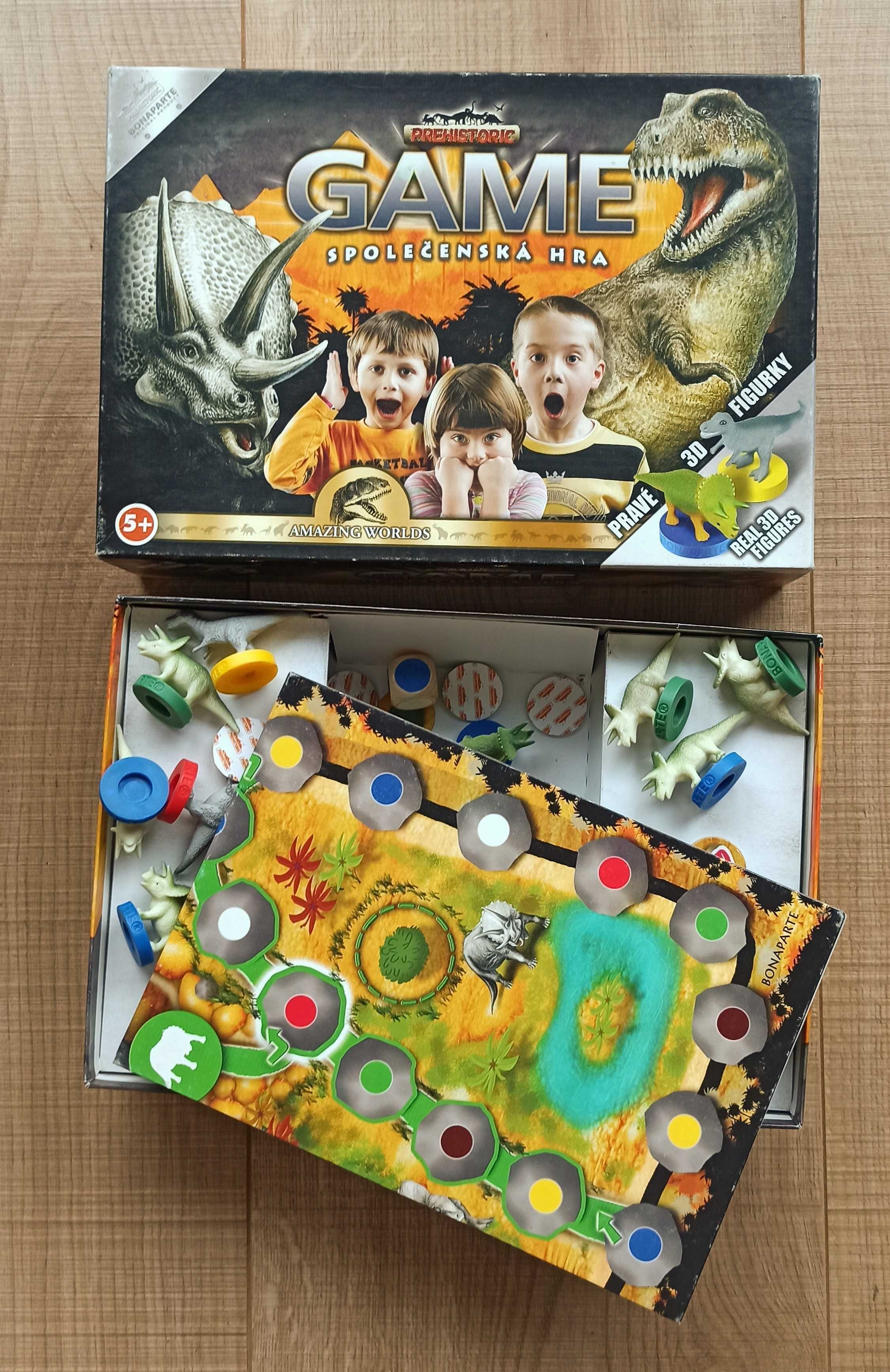 Prehistoric game, dinozaury, gra