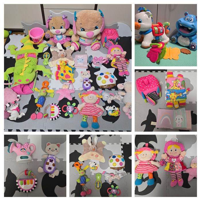 Duży zestaw zabawek dla dziewczynki