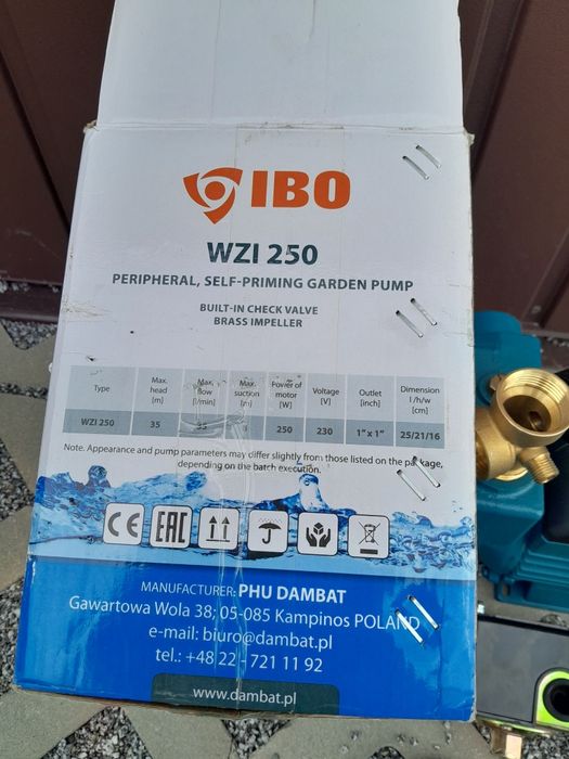 Sprzedam nową pompę elektryczną
