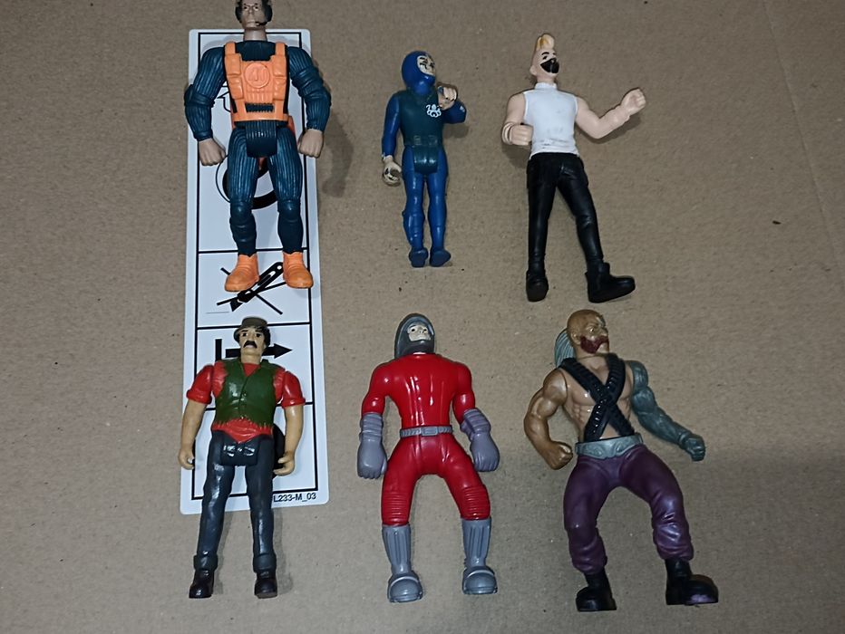 Stare vintage Figurki Action Man z lat 1984.2002.2003