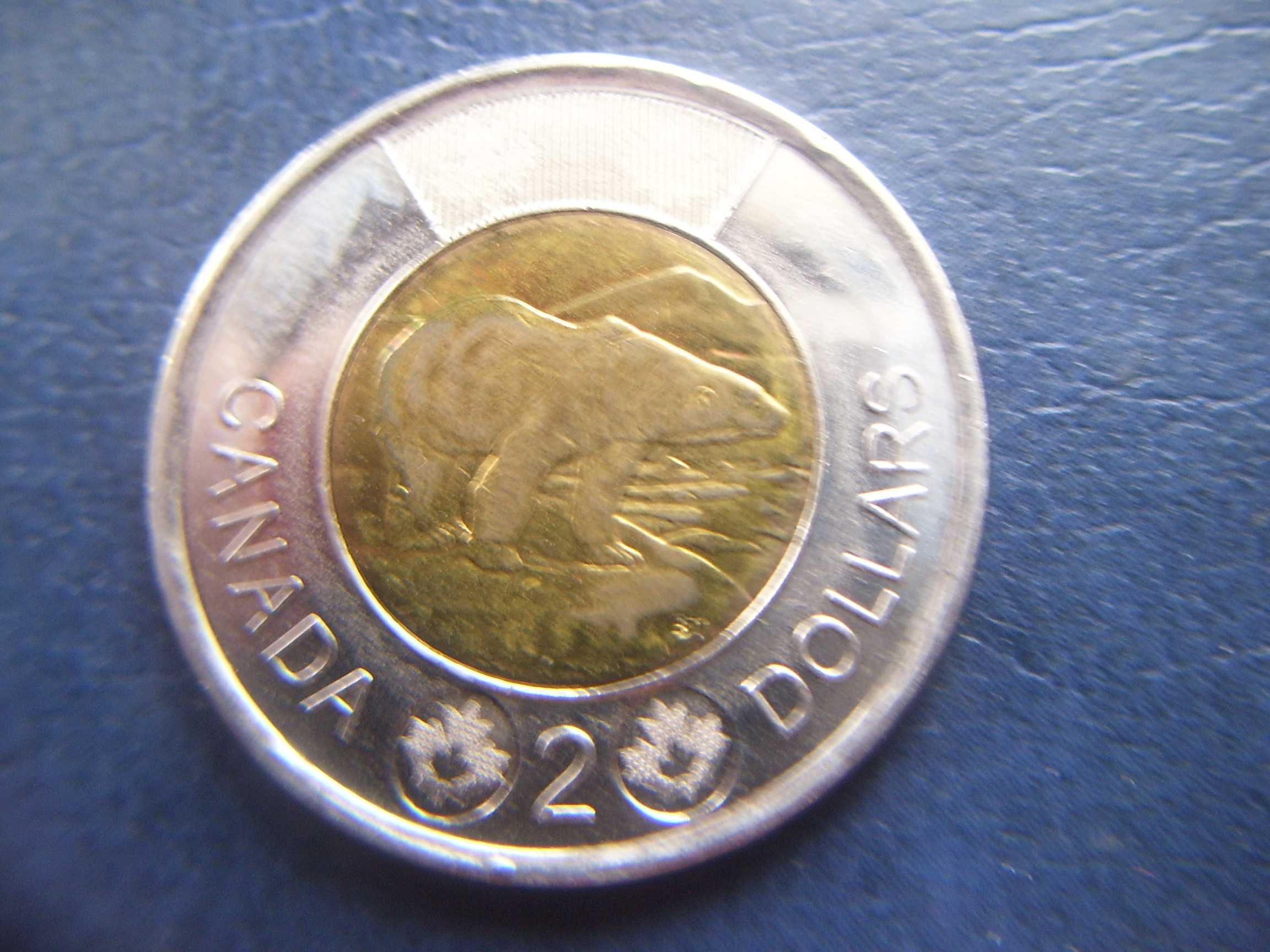 Stare monety 2 dolary 2012 Kanada
