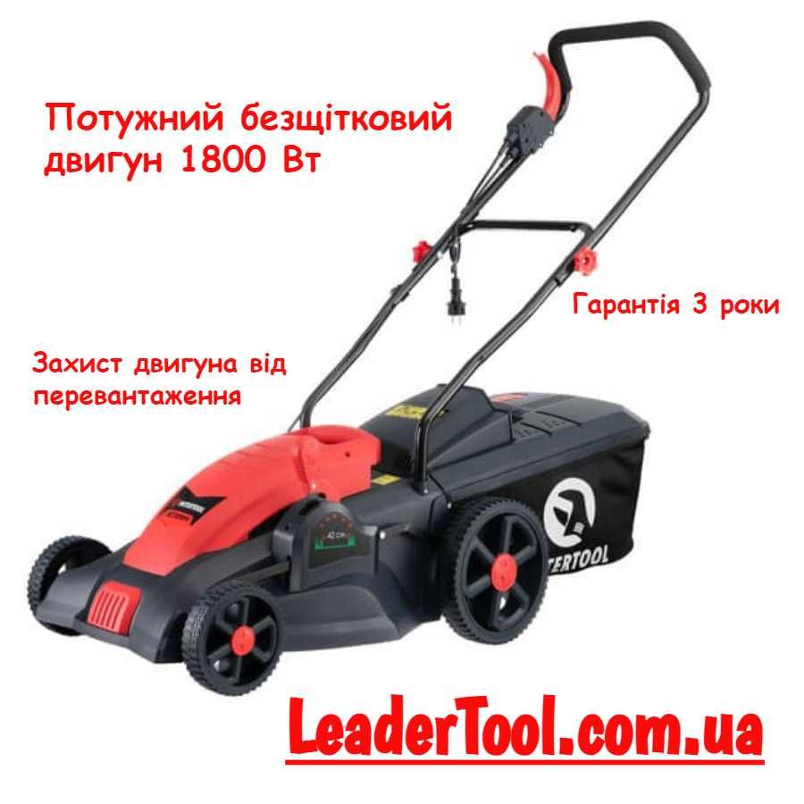 Газонокосилка 1800 Вт, бесщеточный двигатель STORM INTERTOOL WT-1201