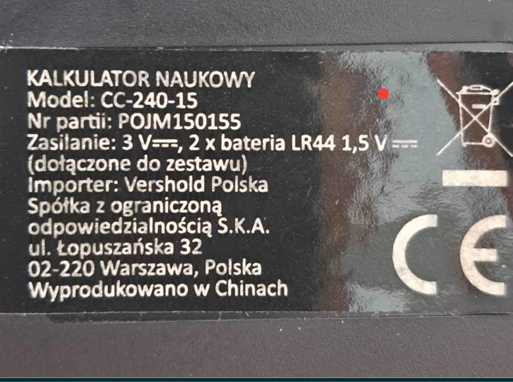 Kalkulator naukowy matematyczny
