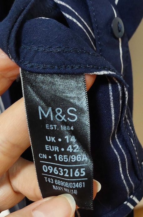 Рубашка женская  marks&spenser р.14