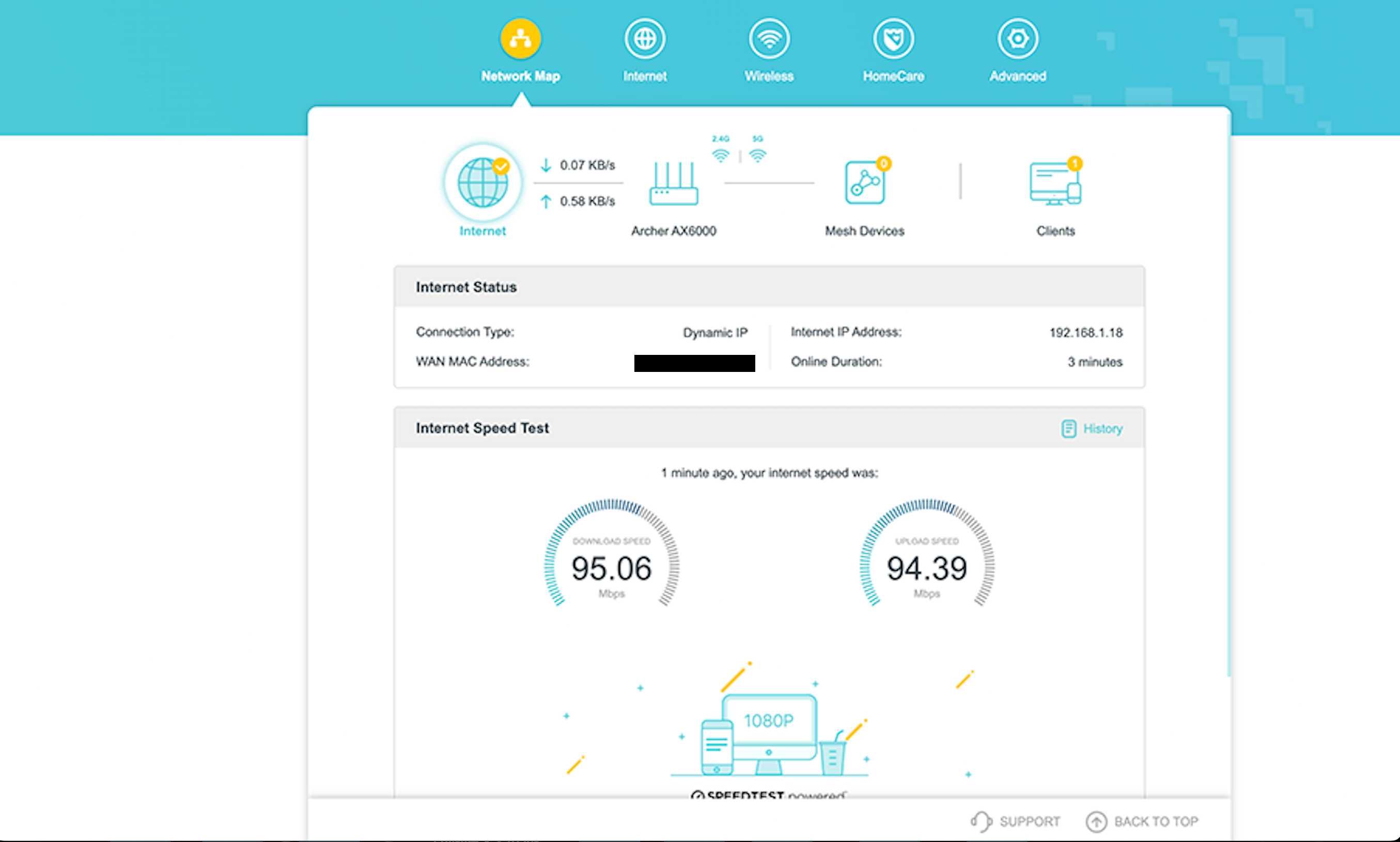 роутер TP-Link Archer AX6000 Беспроводной маршрутизатор