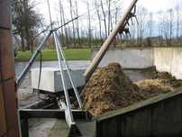 zgarniacz hydrauliczny do obornika