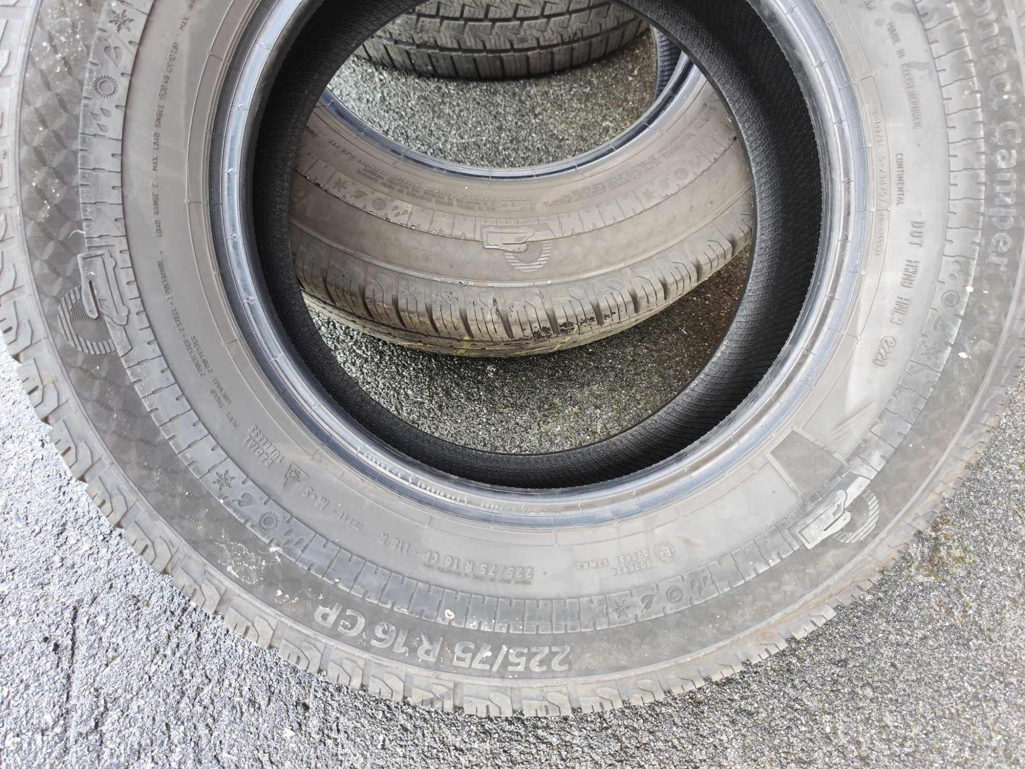 3szt Continental VanContact Camper 225/75 R16