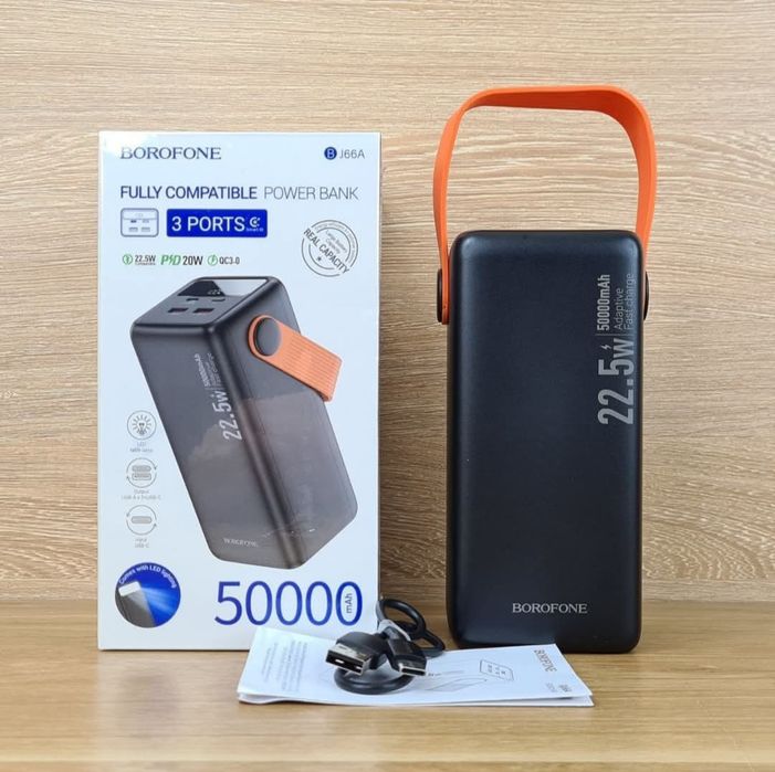 Супер Знижка!!!Павербанк konfulon 50000mAh(22.5w). в наявності