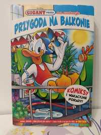 Książka kaczor Donald komiks przychody na balkonie