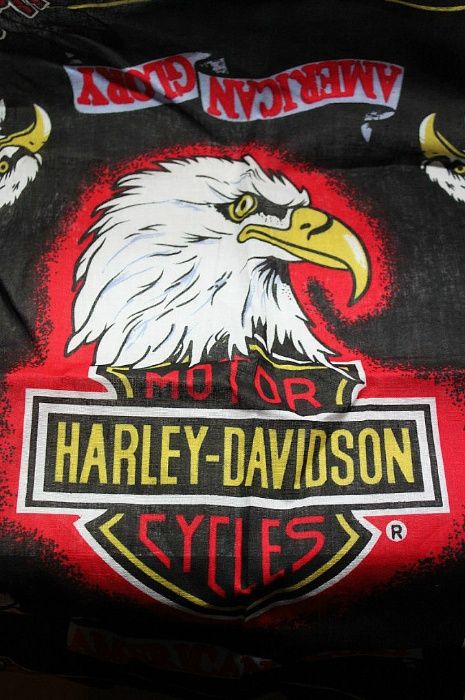 Байкерская Бандана «Harley Davidson» Scarf Eagle American Glory