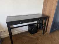 IKEA HEMNES Biurko z 2 szufladami, czarnybrąz, 120x47 cm :)