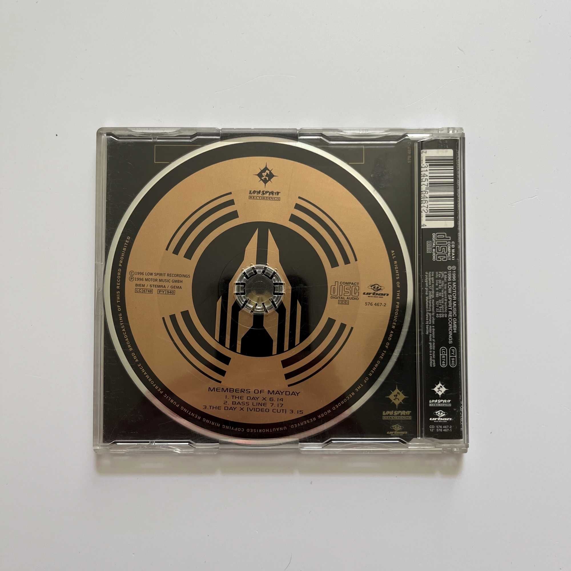 MAYDAY The Day X Members Of Mayday Singiel CD