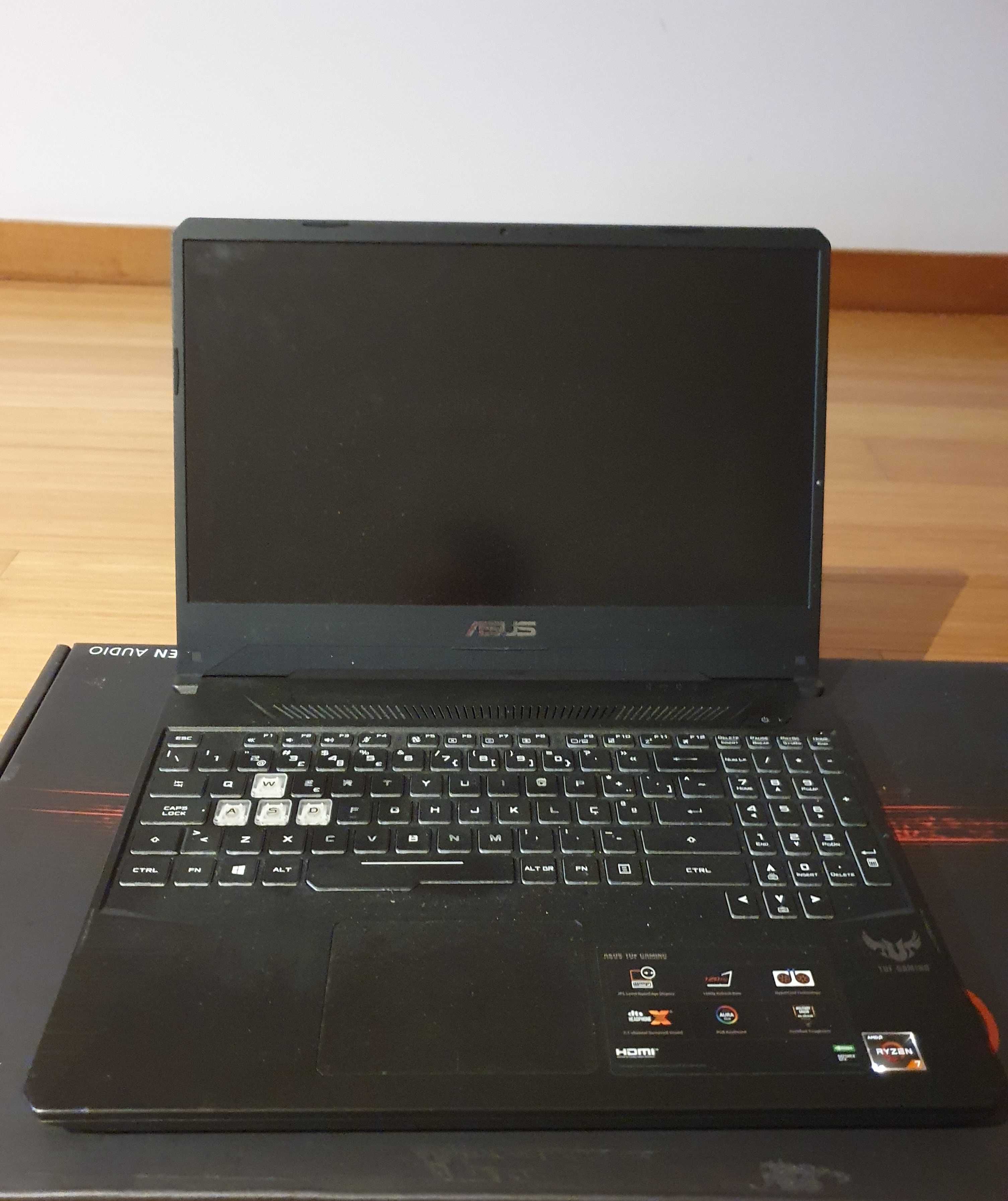 Jogo sério só com o Computador Asus TUF Gaming - rapidez e fluidez.